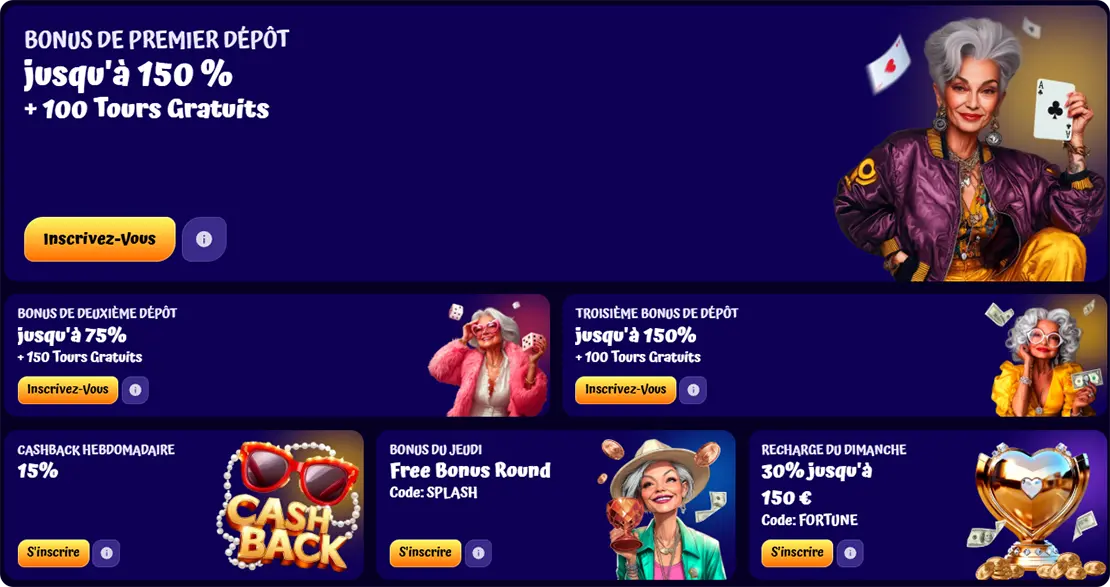SpinGranny bonus