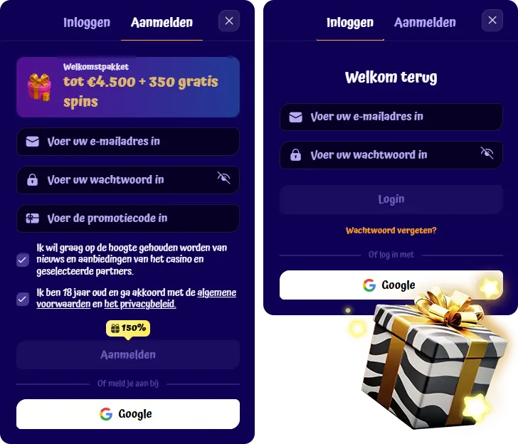 Spin Granny login en registration